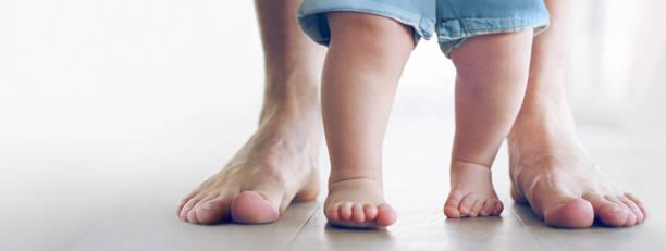 Most children begin walking at 12 to 15 months of age. Often